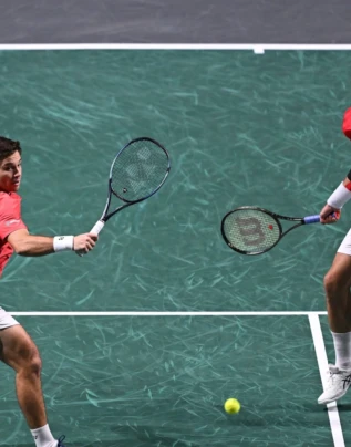 Alexis Galarneau Vasek Pospisil 2023 Davis Cup Finals Martin Sidorjak