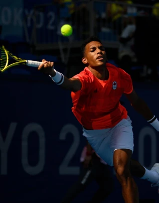 2020 Tokyo Olympics 650704 Felix Auger Aliassime CAN Credit Kopatsch Sato Sidorjak Web