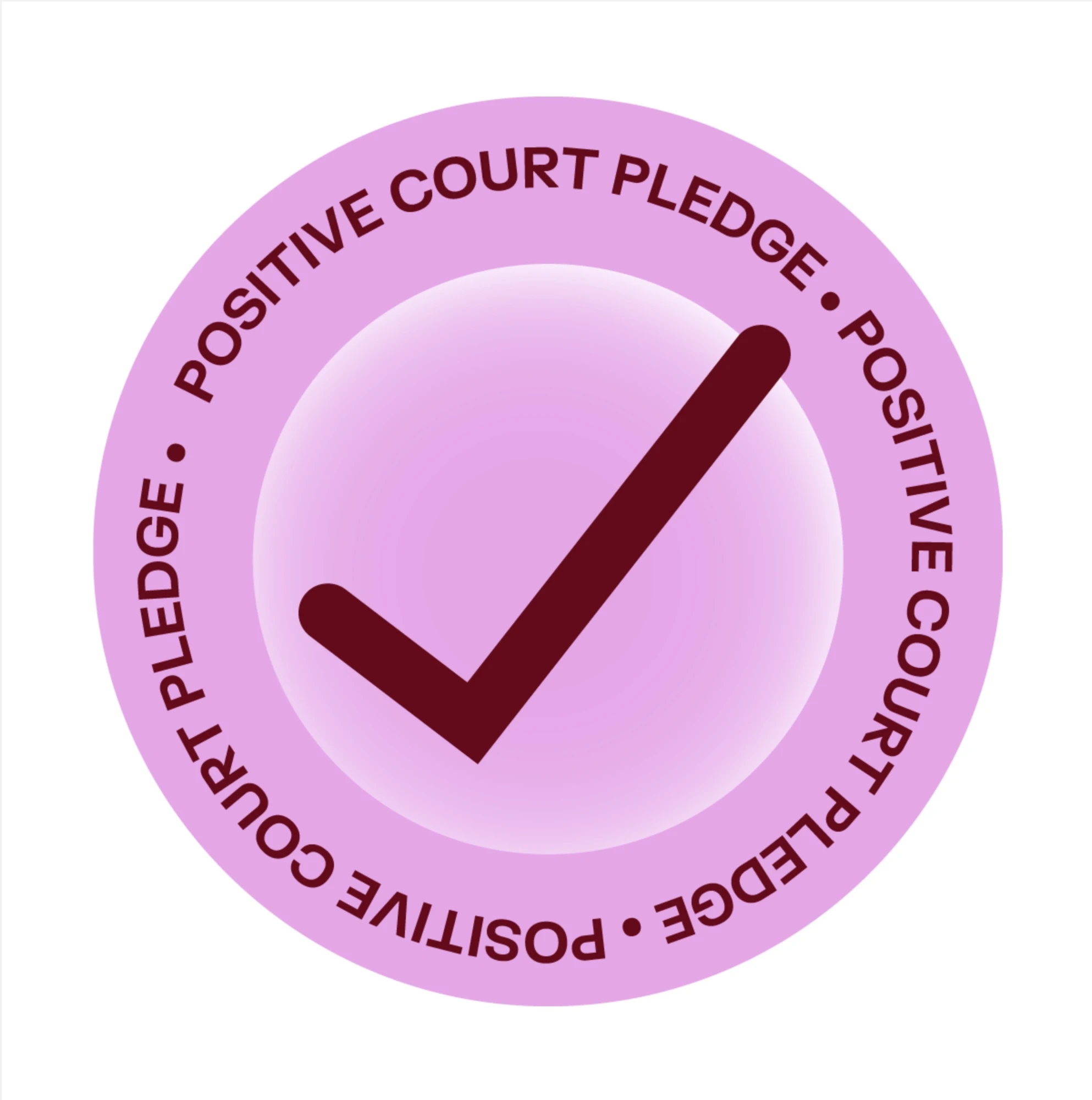 Positive court pledge en