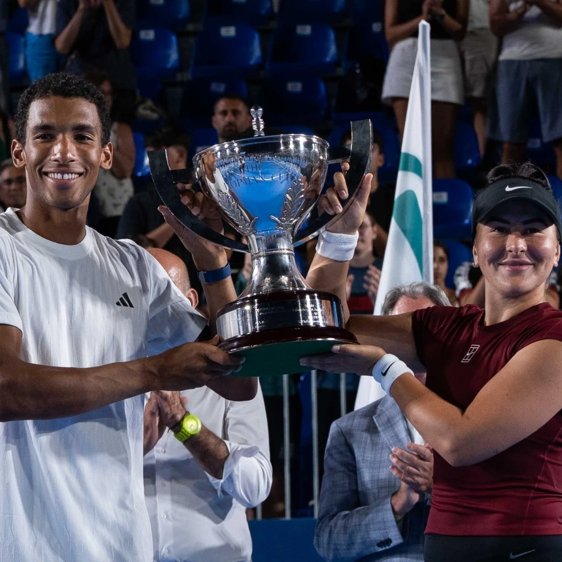 Felix Auger Aliassime Bianca Andreescu 2025 Hopman Cup Tennium via ITF
