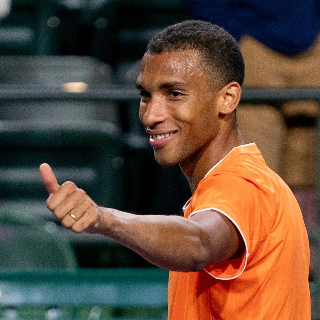 Felix Auger Aliassime 2026 Indian Wells SJ Champagne