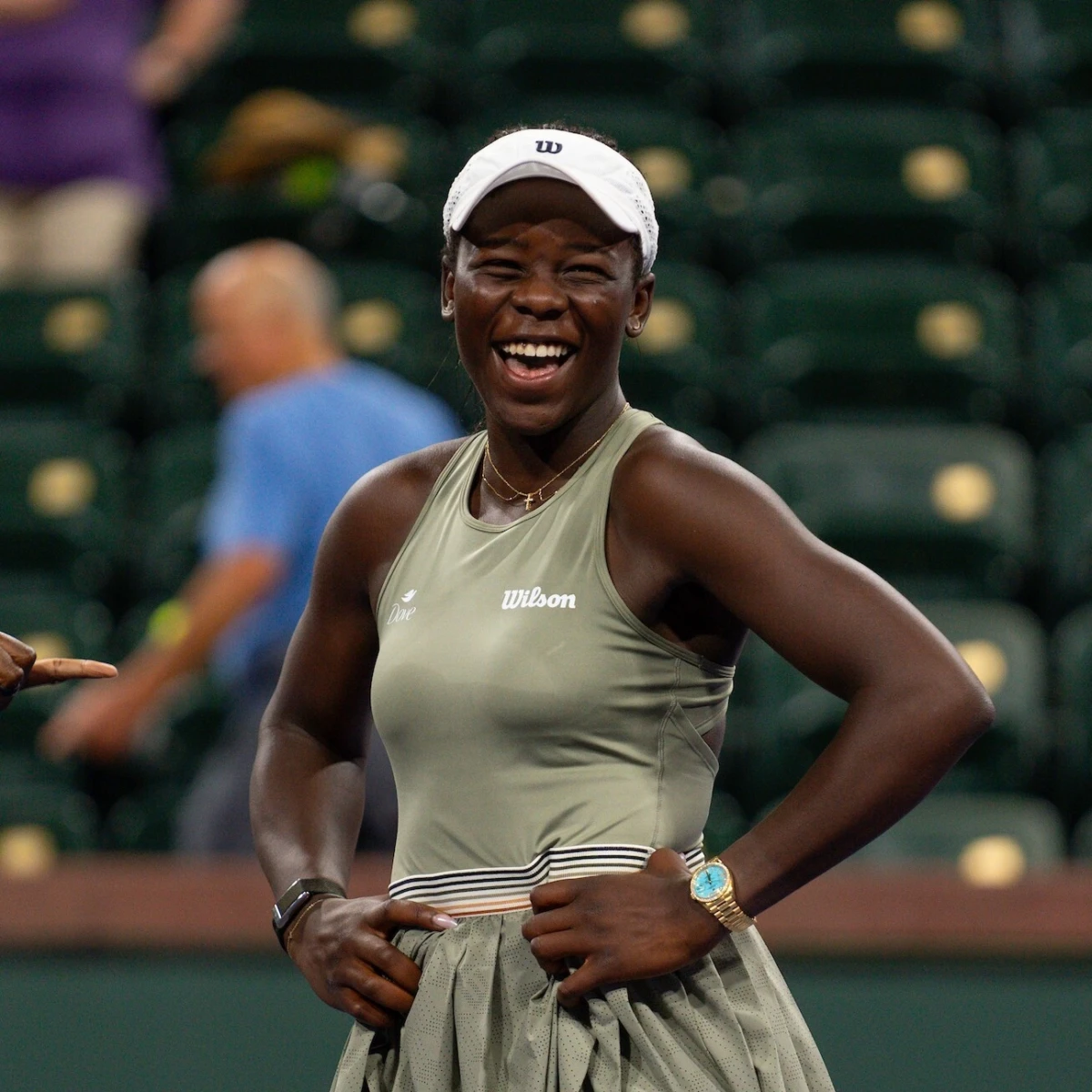 Victoria Mboko 2026 Indian Wells Sarah Jade Champagne 3