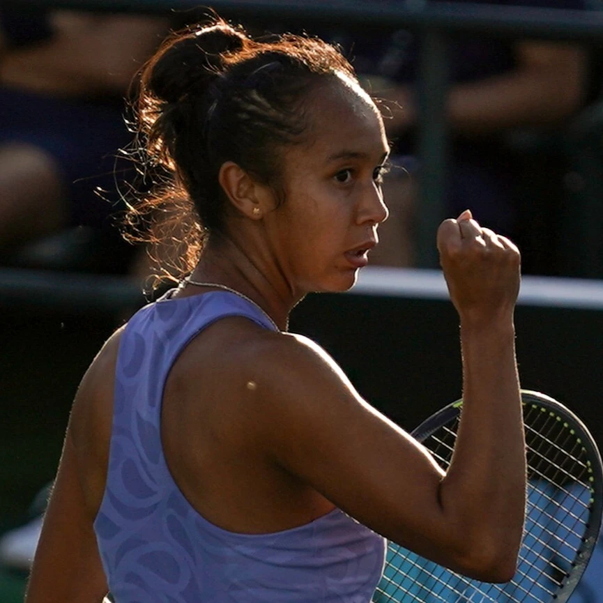 Leylah Fernandez 2026 Indian Wells SJ Champagne