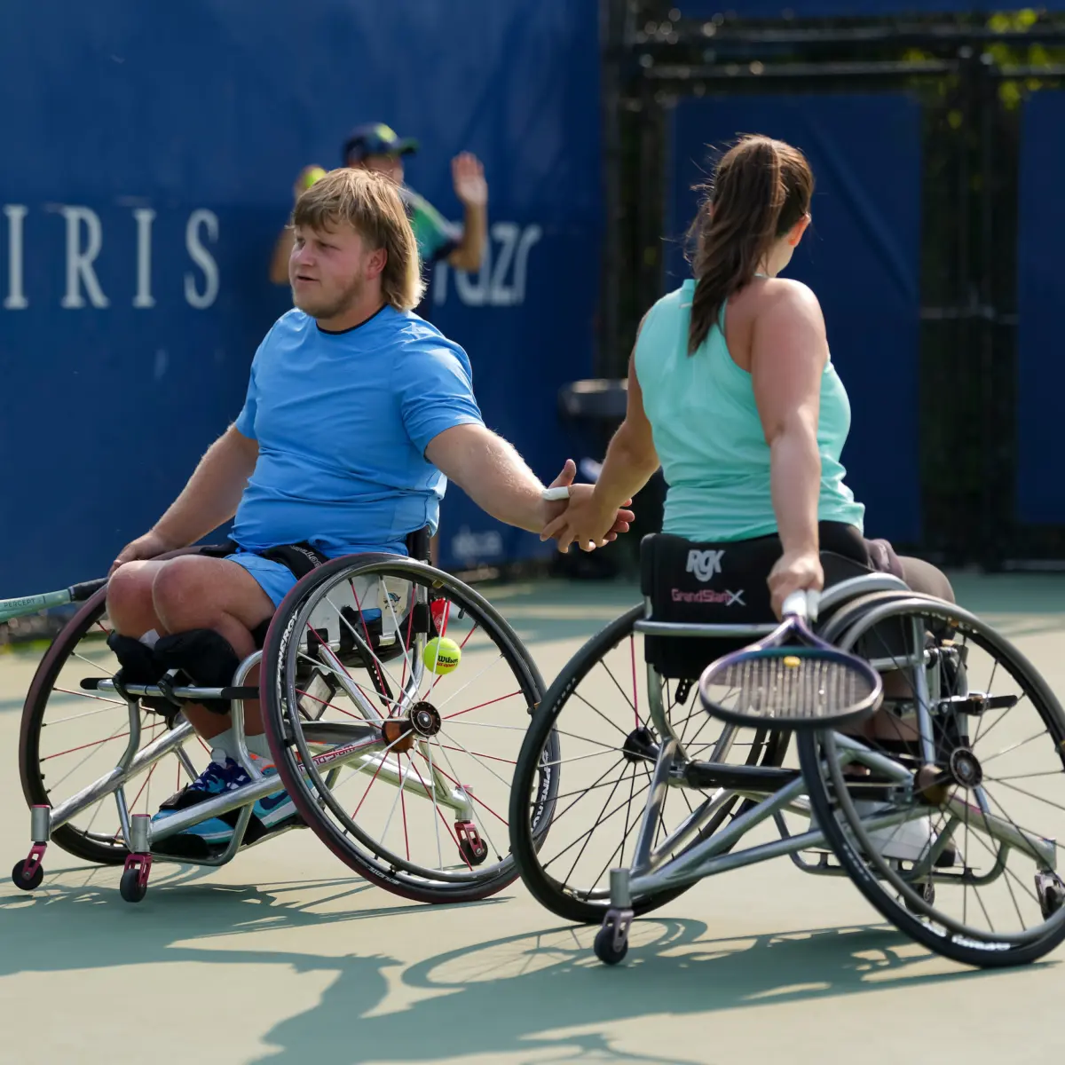 Thomas Venos during the 2025 National Bank Open presented by Rogers at Sobeys Stadium in Toronto, Ont., Canada. (Barry McCluskey/Tennis Canada)