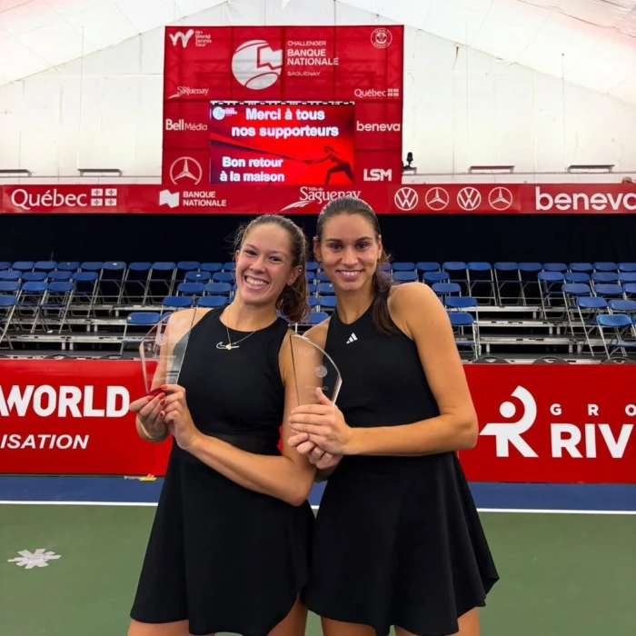 Lacasse, Arseneault Hoist Doubles Trophy at Saguenay National Bank Challenger; Tikhonova Dominates in Singles