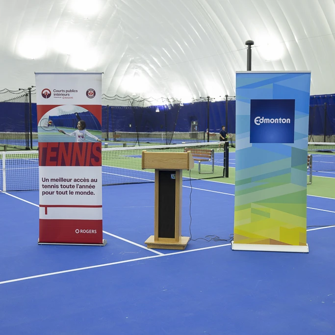 Year-Round Community Tennis Courts Program presented by Rogers celebrates grand openings in Edmonton and Chatham-Kent