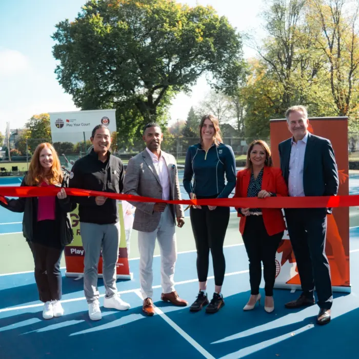 Tennis Canada and National Bank Unveil Rebecca Marino Courts at Robson Park