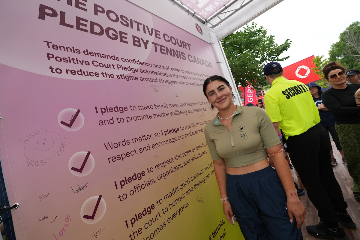 Bianca Andreescu Mental Timeout Pledge 2024 NBO