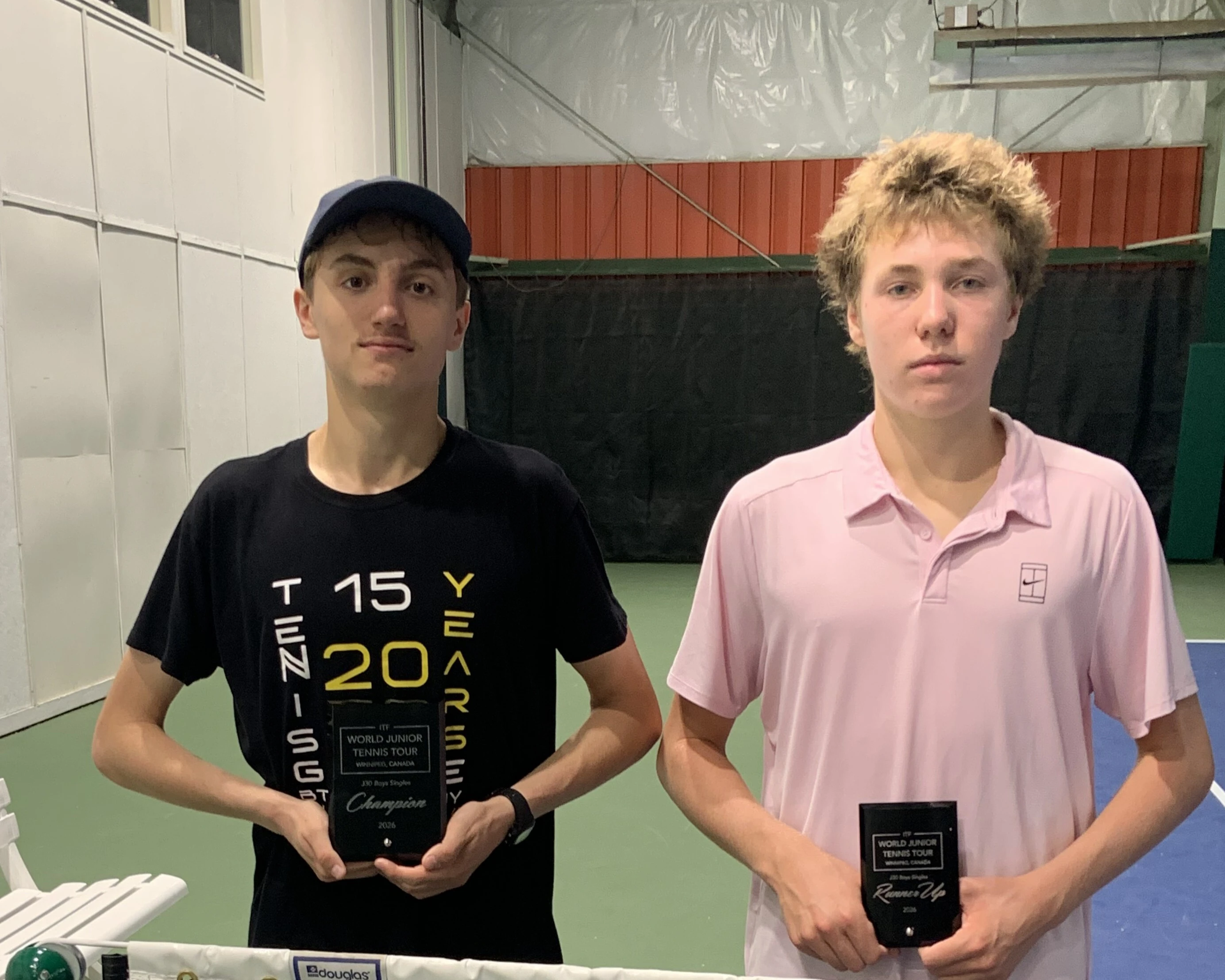 2026 Winnipeg J30 boys singles finalists
