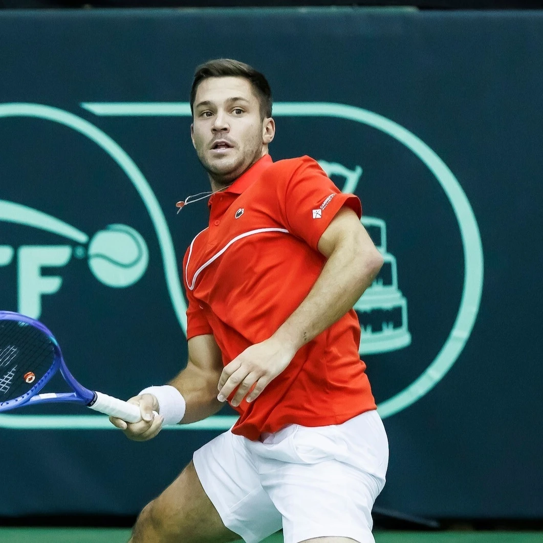Alexis Galarneau 2025 Davis Cup Pascal Ratthe 2