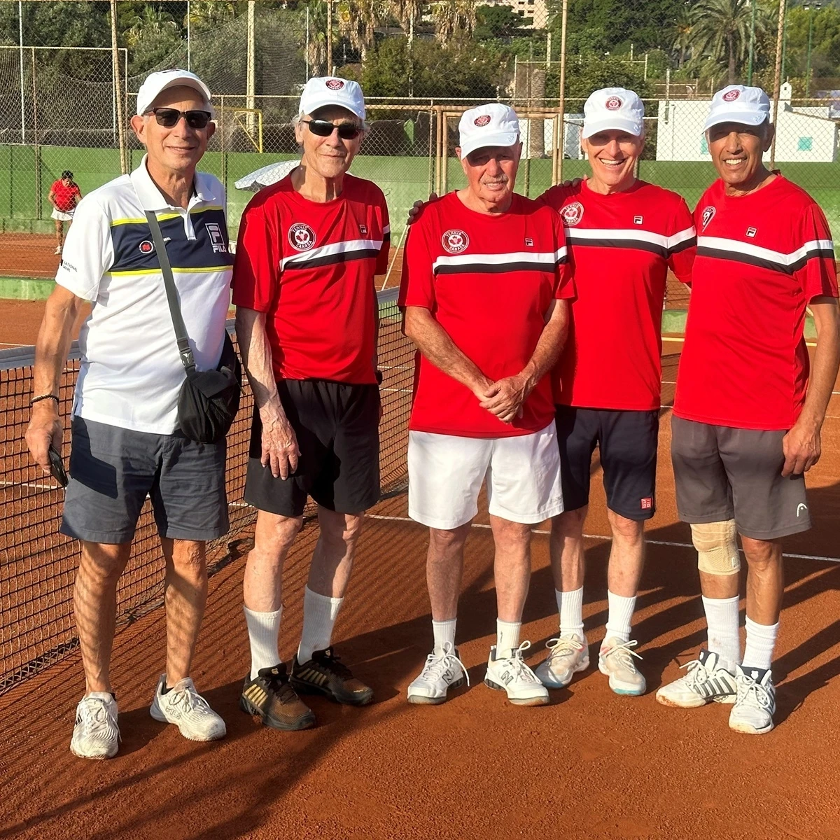 Mens Over 80 bronze medal winning team