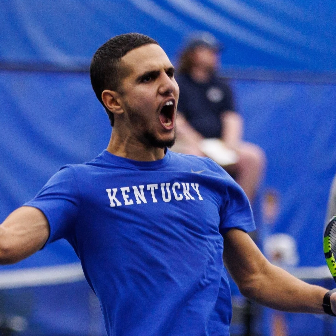 Taha Baadi 2024 NCAA UK Mens Tennis Twitter