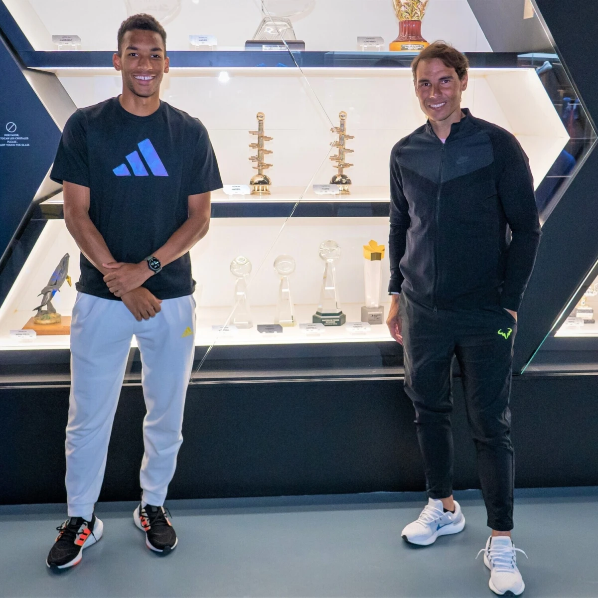 Felix et Rafa Nadal Academie trophee rnadalacademy
