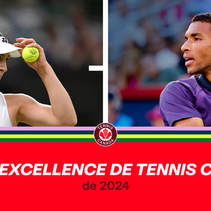 Gabriela Dabrowski et Félix Auger-Aliassime sont les joueurs de l’année 2024 de Tennis Canada