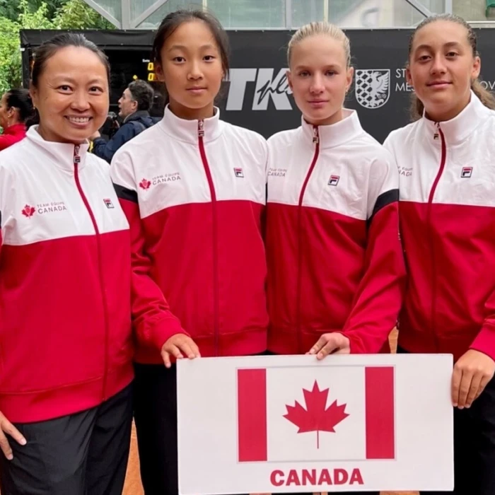 Équipe Canada se mesurera à la Tchéquie, la Lettonie et l’Australie aux Finales 2023 de la Coupe Billie Jean King junior