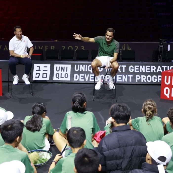 Youth tennis activations highlighted by Federer appearances a massive success at Laver Cup in Vancouver