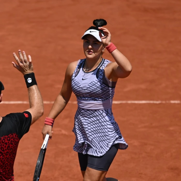 Andreescu s’incline dans sa première finale de double mixte à Roland-Garros