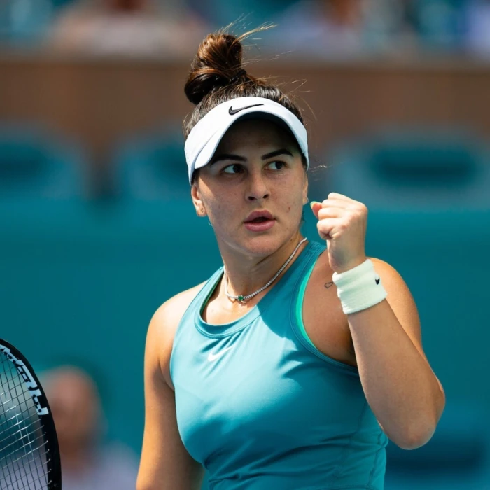 Andreescu Grits Past Sakkari in Miami; Shapovalov through but Fernandez Falls