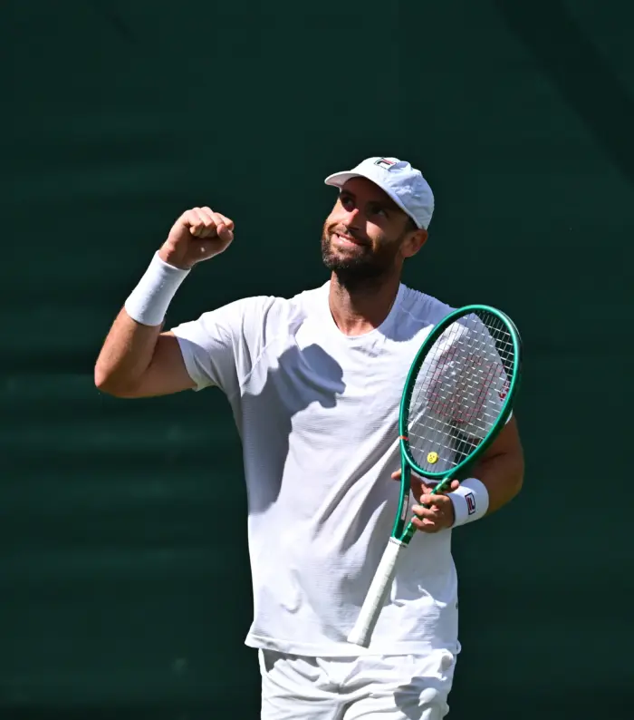 LONDON, GREAT BRITAIN- JUNE 30: Images of Quentin Halys from France
on day 2,
photo by Corinne Dubreuil/ATP Tour